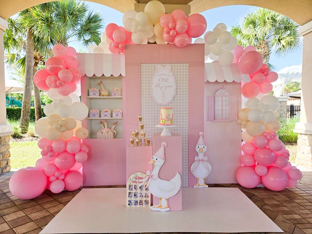 Balloons and backdrops